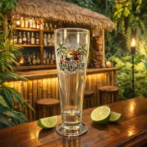 Vintage Hard Rock Cafe Dallas Hurricane Glass 9.5 Inch Collectible Barware